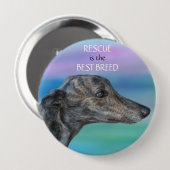 救助は最も最高のな品種です 缶バッジ (正面&裏面)