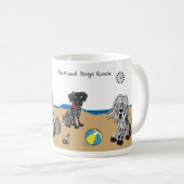 救助は石のマグの後をつけます コーヒーマグカップ (正面右)