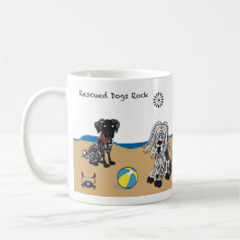 救助は石のマグの後をつけます コーヒーマグカップ