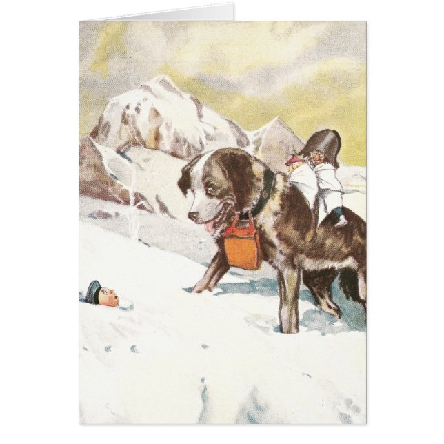 救助へのサンベルナール峠犬 (正面)