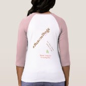 救助への犬の恋人 Tシャツ (裏面)