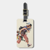 救助へのRosie ラゲッジタグ (正面縦)