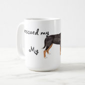 救助より素晴らしいスイス山犬 コーヒーマグカップ (正面左)