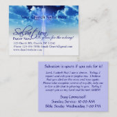 救助カード: 頼むことのためのあなたの 名刺 (正面/裏面)