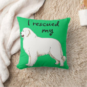 救助グレート・ピレニーズ クッション (ブランケット)