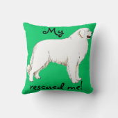 救助グレート・ピレニーズ クッション (裏面)