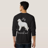 救助グレート・ピレニーズ スウェットシャツ (裏面フル)