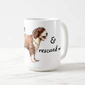救助スペインの水犬 コーヒーマグカップ (正面右)