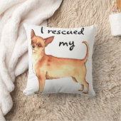 救助チワワ クッション (ブランケット)