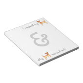 救助チワワ ノートパッド (アングル)