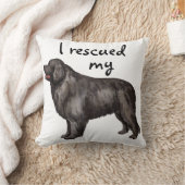 救助ニューファンドランド クッション (ブランケット)