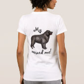 救助ニューファンドランド Tシャツ (裏面)