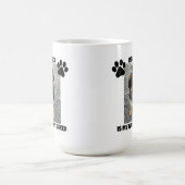 救助パーソナライズされたされたお気に入りのは私の品種15oz コーヒーマグカップ (中央)