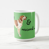 救助ブリタニー コーヒーマグカップ (正面右)