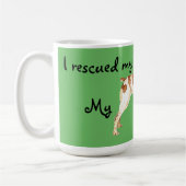 救助ブリタニー コーヒーマグカップ (左)