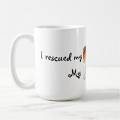 救助ブルドッグ コーヒーマグカップ (左)