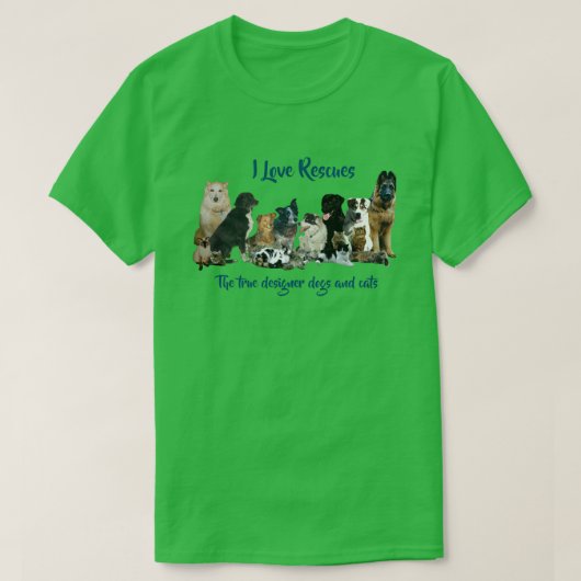 救助ペット24wテスヒルト tシャツ (デザイン正面)