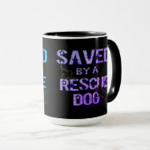 救助救犬による2 マグカップ (正面右)