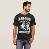 救助泳ぐ人 Tシャツ (正面フル)