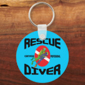 救助潜水士 キーホルダー (正面)