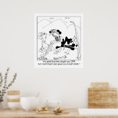 救助犬が心肺蘇生を知る ポスター (キッチン)