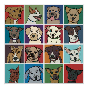 救助犬の漫画 ポスター