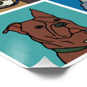 救助犬の漫画 ポスター (コーナー)