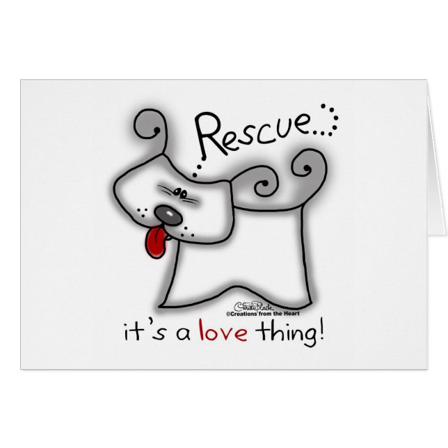 救助犬…それは愛の事だ (正面横)