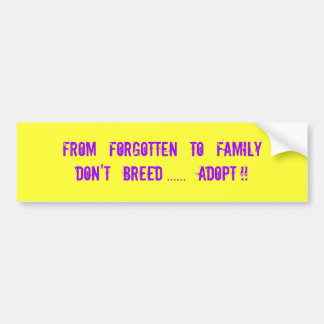 救助犬 バンパーステッカー