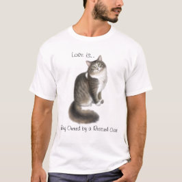 救助猫愛ワイシャツ Tシャツ
