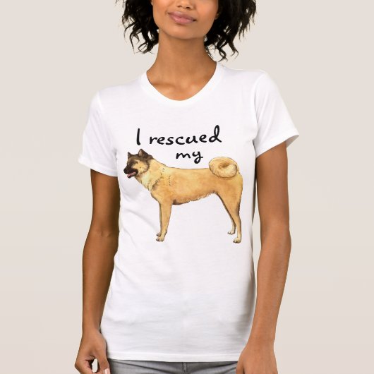 救助秋田 Tシャツ (正面)