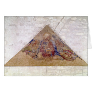 救助者の天恵1341年を描写するTympanum