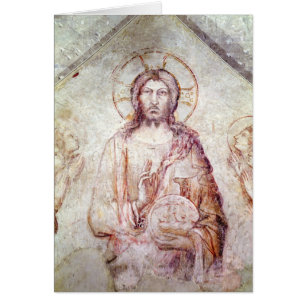 救助者の天恵1341年を描写するTympanum