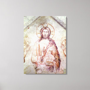 救助者の天恵1341年を描写するTympanum キャンバスプリント