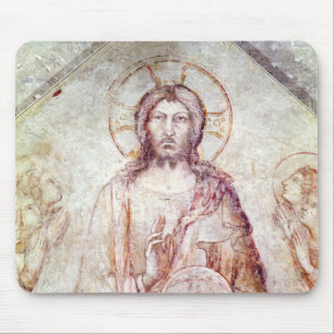 救助者の天恵1341年を描写するTympanum マウスパッド