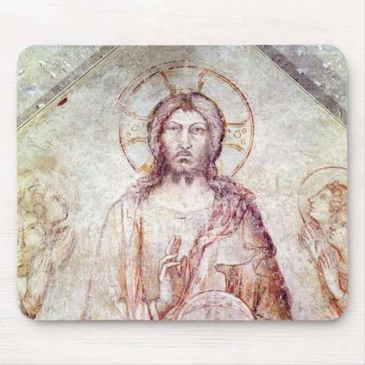 救助者の天恵1341年を描写するTympanum マウスパッド (正面)