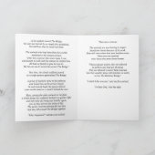 救助者の悔やみや弔慰カード カード (内部)