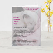 救助者の悔やみや弔慰カード カード (黄色い花)