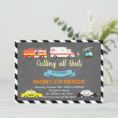 救助誕生日パーティーの招待 招待状 (スタンド正面)