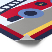 救助車両#2消防車ポスター ポスター (角)