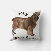救助隊スパニエル犬 クッション (裏面)