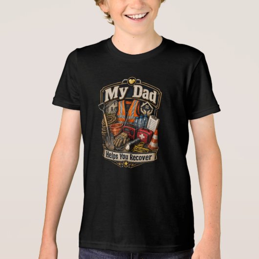 救助隊員 トライブレンドTシャツ (正面)