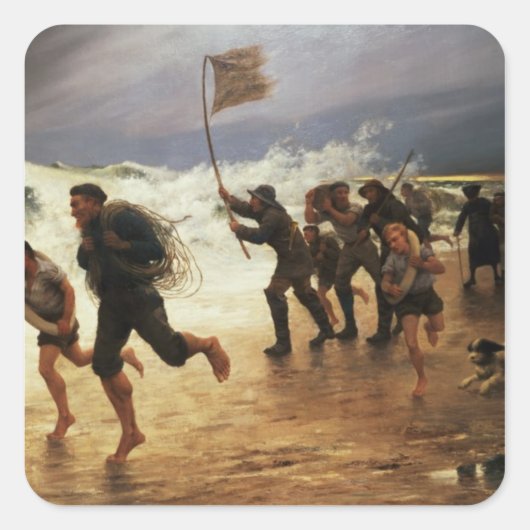 救助隊 スクエアシール (正面)