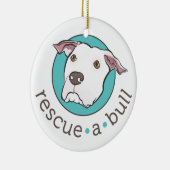 救助雄牛のオーナメント セラミックオーナメント (右)