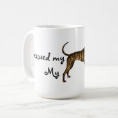 救助·プロット·ハウンド コーヒーマグカップ (正面左)