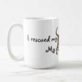 救助·プロット·ハウンド コーヒーマグカップ (左)