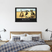 救助：感動的引用文2 キャンバスプリント (インサイチュ (寝室))