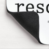 救助-生命を救って下さい マウスパッド (コーナー)