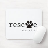 救助-生命を救って下さい マウスパッド (マウス)