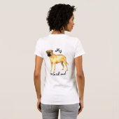 救助Bullmastiff Tシャツ (裏面フル)